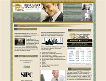 Tablet Screenshot of firstassetfinancial.com